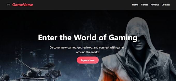 we will design a modern and responsive front end website