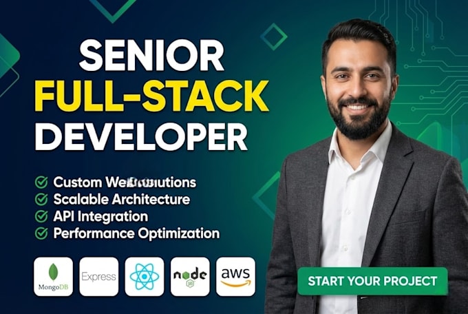 do full stack website development for you reactjs nodejs
