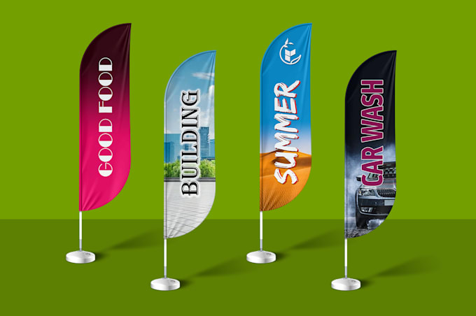 design tear drop, feather flag, retractable banner