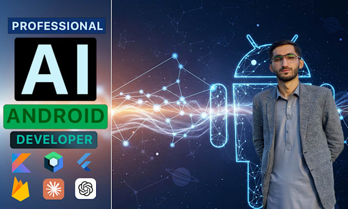 Develop a powerful ai powered android app using kotlin or flutter by ...