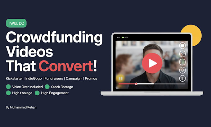 do crowdfunding promotion, fundraising campaign videos