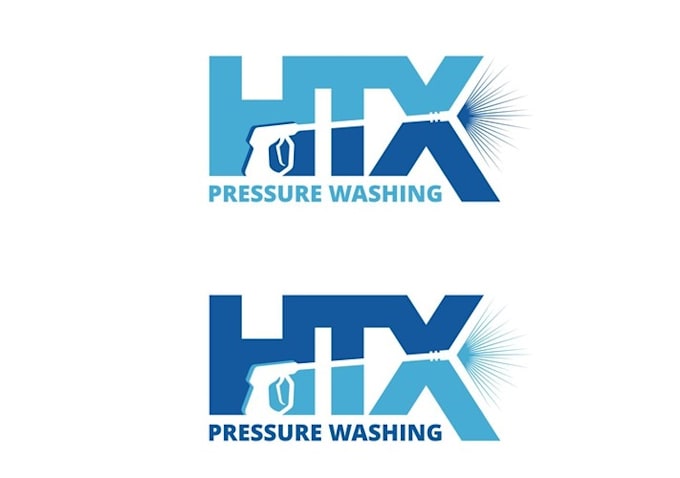 design magnificent wordmark pressure washing logo