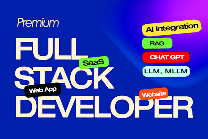 full stack developer ai full stack web developer for ai web app development