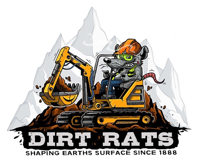 design a professional modern excavation logo