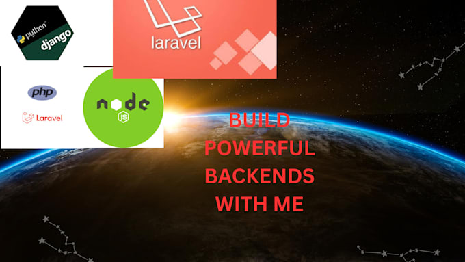 your expert backend developer in nodejs, python, PHP, django, laravel