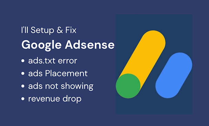 do adsense ads placement, fix ads txt, or any error in google adsense