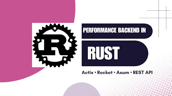 build high performance backend applications in rust