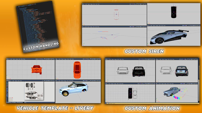 modify fivem vehicles livery, sirens, brand removal and more