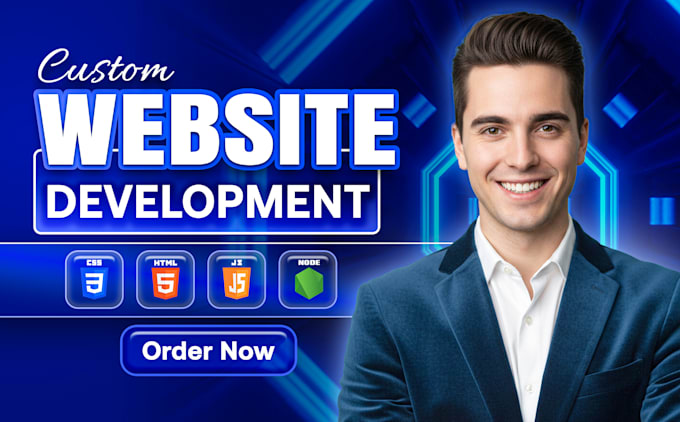 do website development as full stack web developer, front end, backend developer