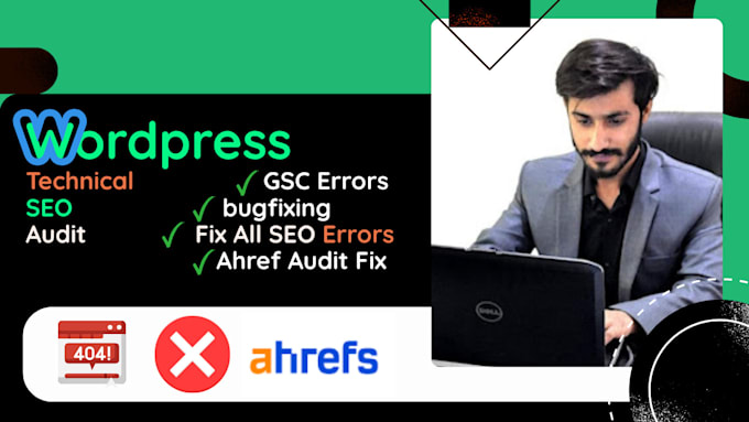 do wordpress on page SEO, fix technical errors, and optimize for gsc