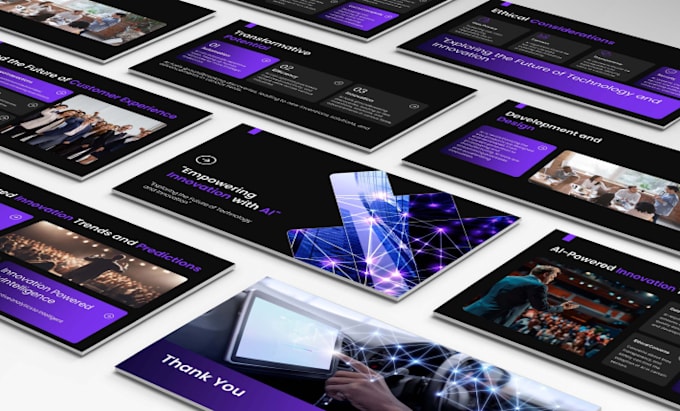 design or redesign pitch deck and presenation
