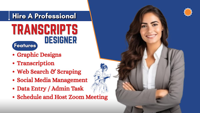 Admin Assistant Graphc Virtual assistant, admin tasks, transcription, graphic design by ...