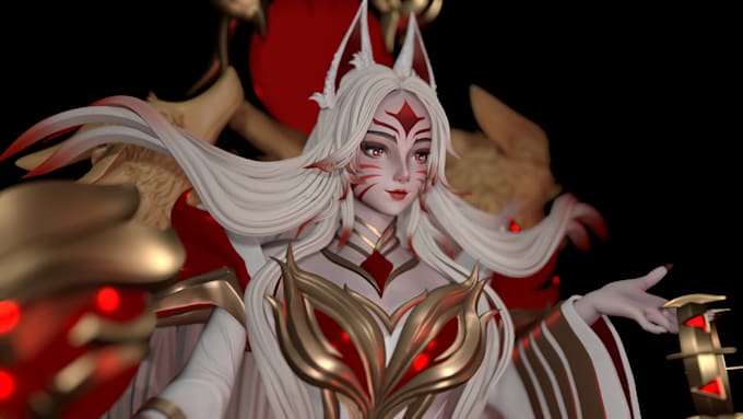 create 3d character models optimized for all platforms