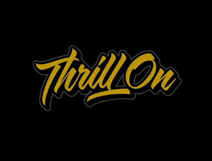 design a vintage, unique handwritten and typography logo