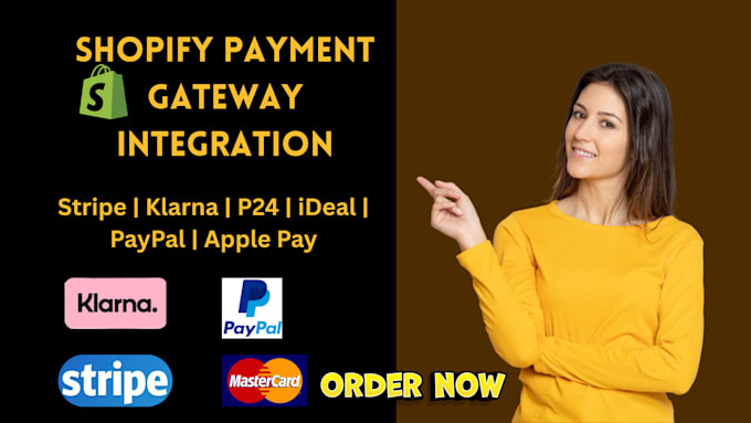 integrate shopify payment gateway, paypal, stripe square and wise