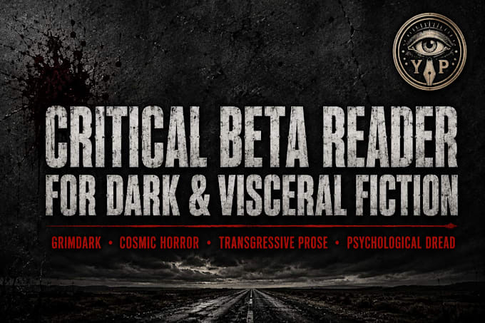beta read your dark fiction, horror, or visceral novel