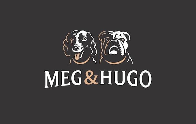 make a modern unique lettering pet logo design