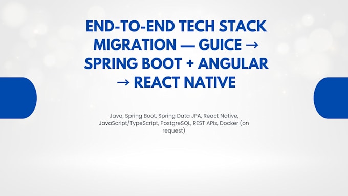 migrate your java guice backend to spring boot react native