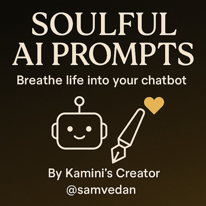 write soulful ai prompts for chatbots and emotional gpt apps