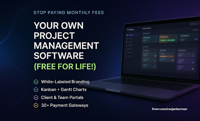 set up white label project management software free for lifetime