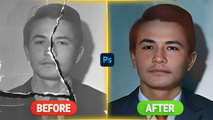 restore old damaged photos and bring them back to life