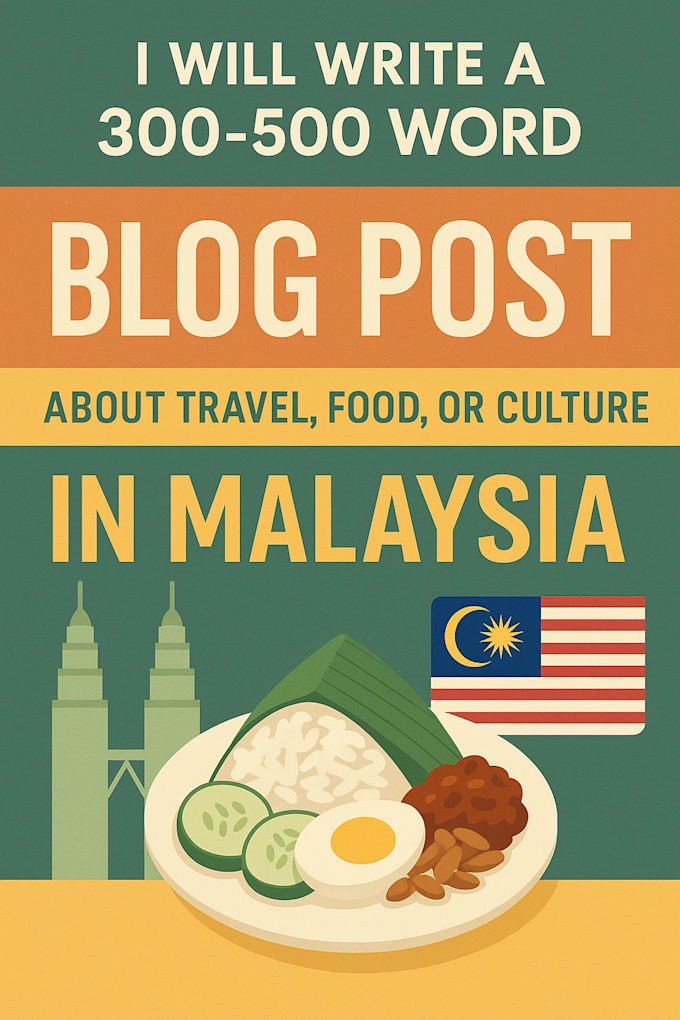 write blogs about malaysia