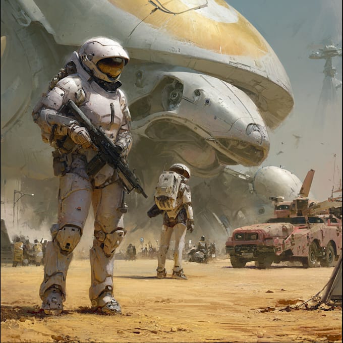 sci fi illustration and sci fi art