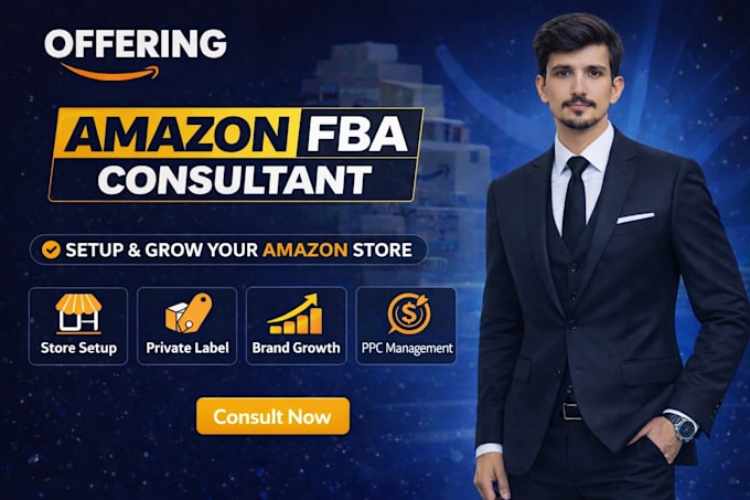 be your expert amazon virtual assistant and consultant to setup amazon store