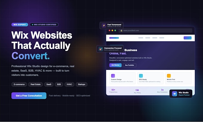 design a responsive wix website