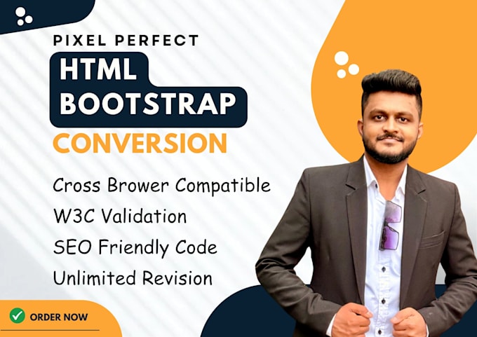 convert figma to html, xd, psd to html, javascript responsive bootstrap 5