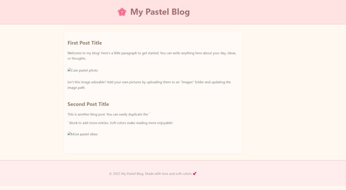 make you a basic website
