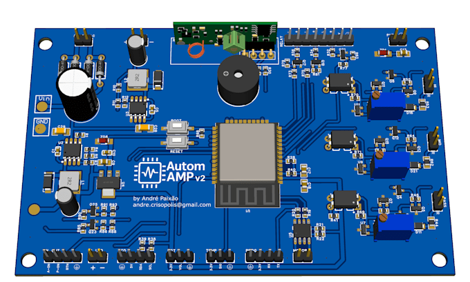 design your pcb from your electronic schematic
