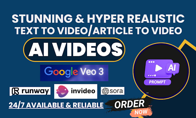 Create stunning hyper realistic ai video using google veo 3 sora 2 ai ...