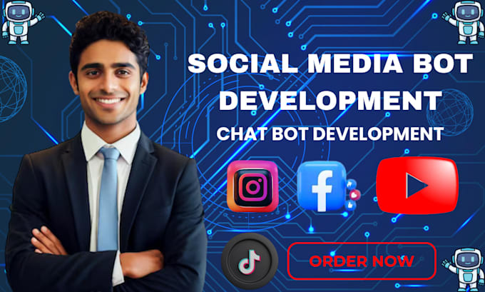 build reddit bot, twitter x bot, instagram API bot, tiktok bot, youtube bot