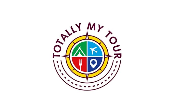 design tour travel company logo