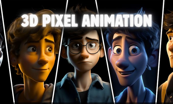 do 3d pixar animation, 3d disney, character animation video