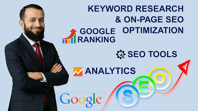 do keyword research and on page SEO