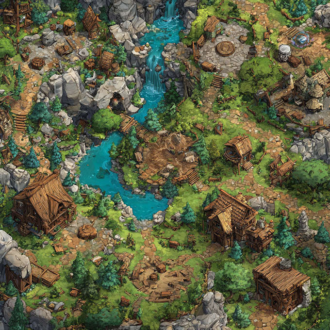 make fantasy world map design custom dnd game map