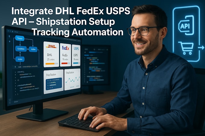 integrate dhl fedex usps API shipstation setup tracking automation