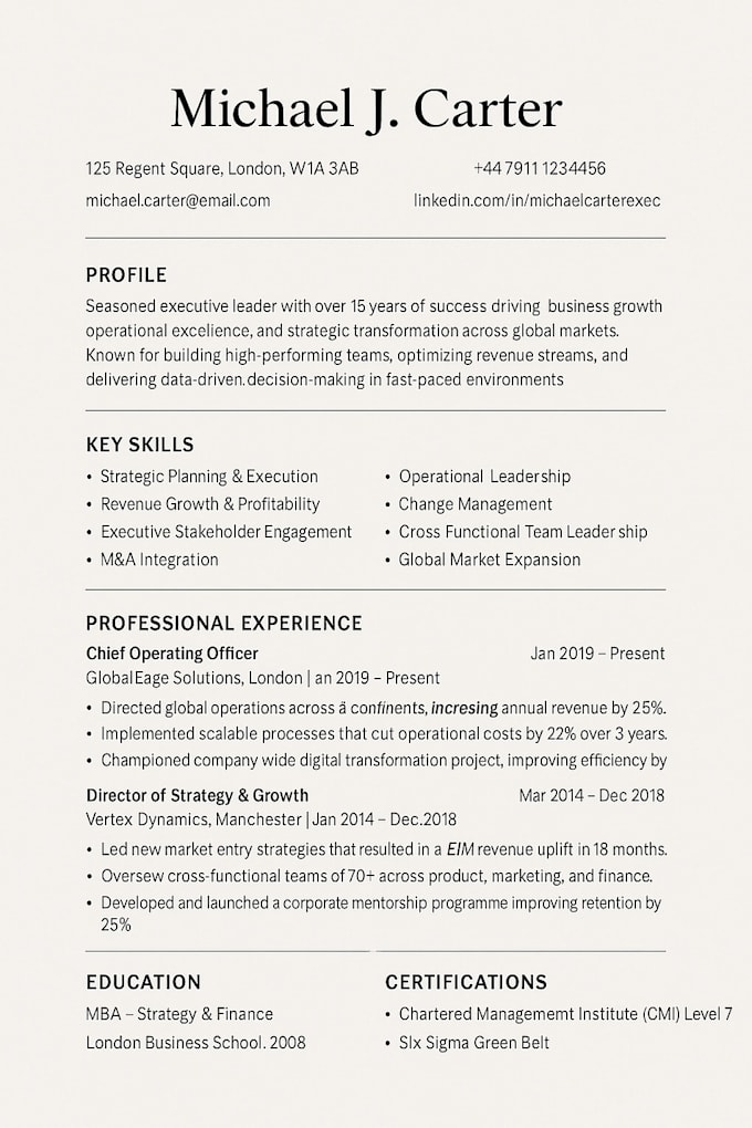create professional and personal cvs translations cover letters and more