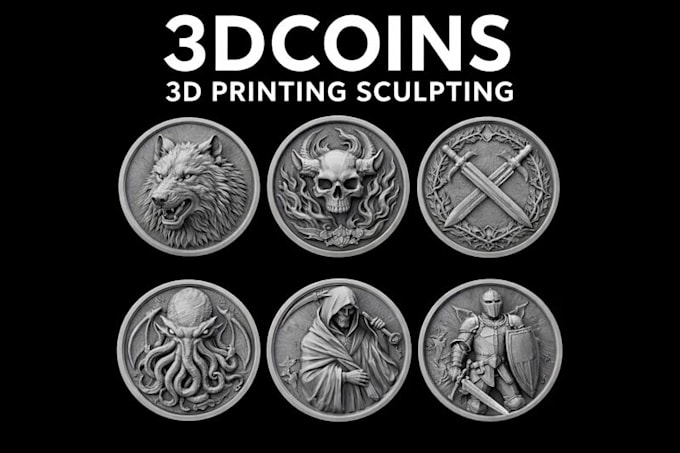 create high quality stl files for 3d coin printing