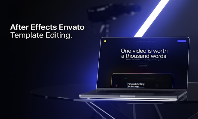 do after effect template edit motion template edit saas explainer video template
