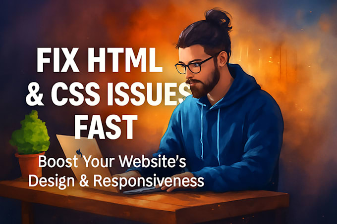 fix HTML, CSS, and layout issues on your website