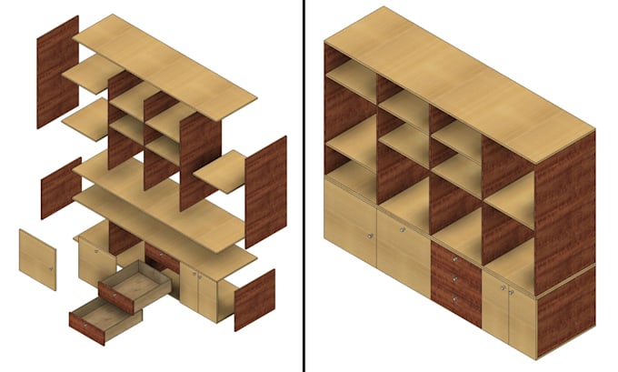 design custom DIY woodworking plan with cut list, carpentry and furniture design