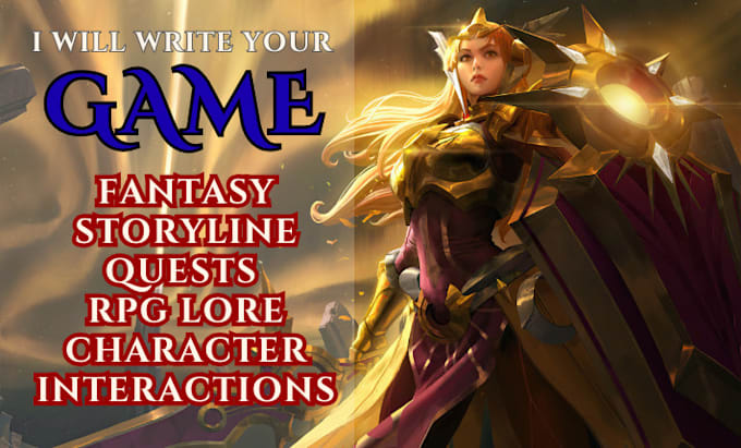 write game backstory and rpg lore fantasy