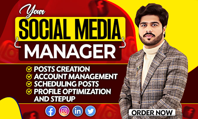 be your social media manager and virtual assistant