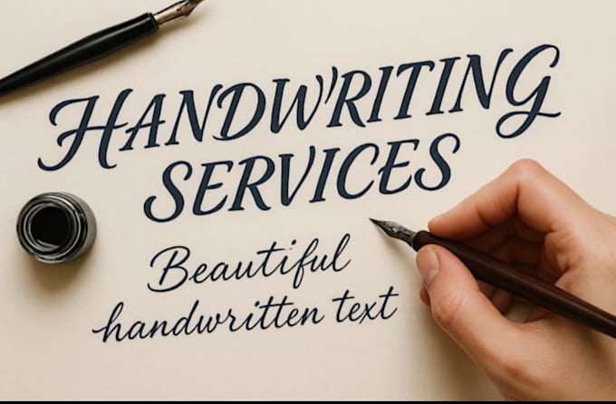 do best hand writing assignment and typing work