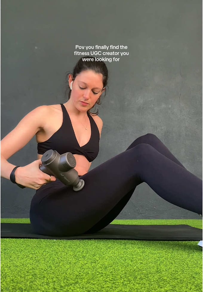 create authentic fitness ugc videos for activewear, supplements, wellness brand