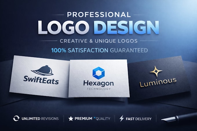 design professional minimalist logo for your business