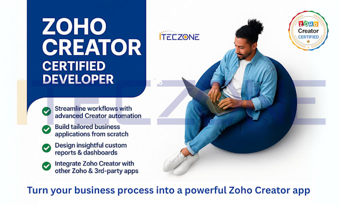 create custom zoho creator apps and automate workflows
